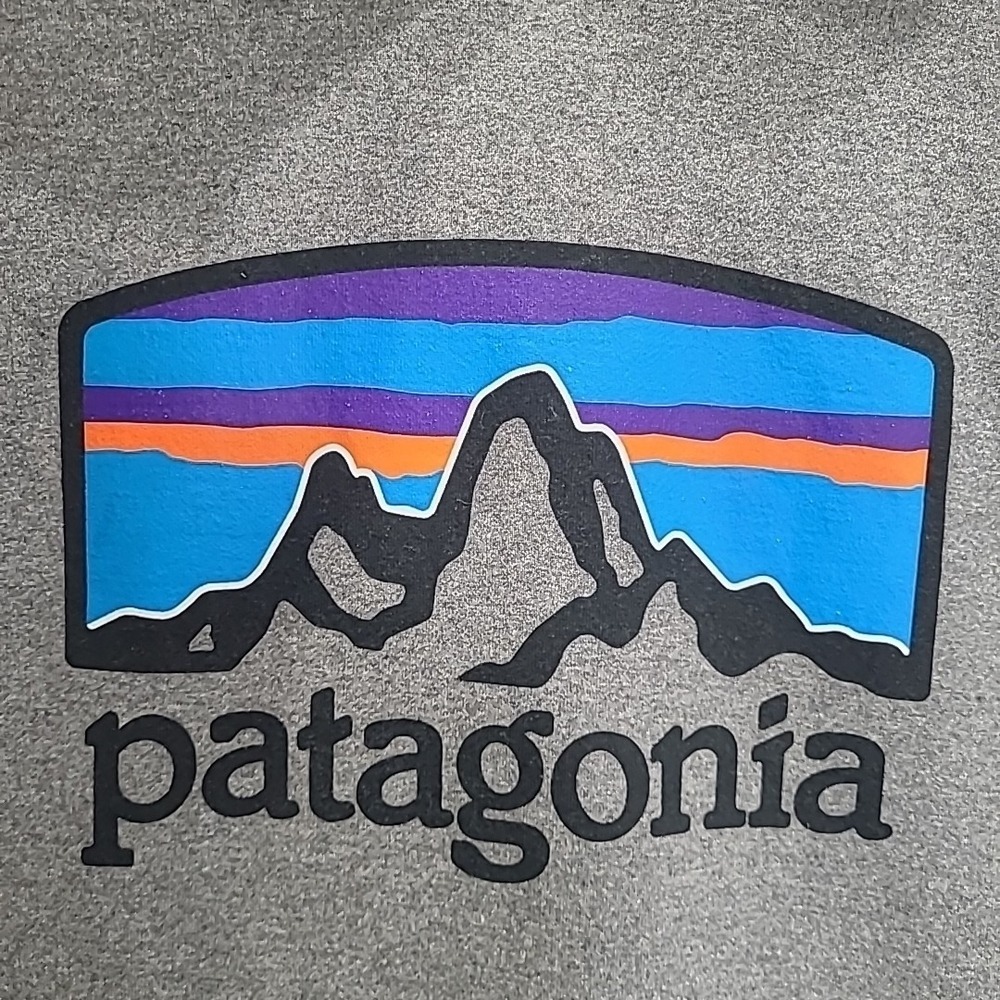 Patagonia Fitz Roy Horizon Uprisal Hoody Mens Grey Hoodie Pullover XL Outdoor - Picture 4 of 9